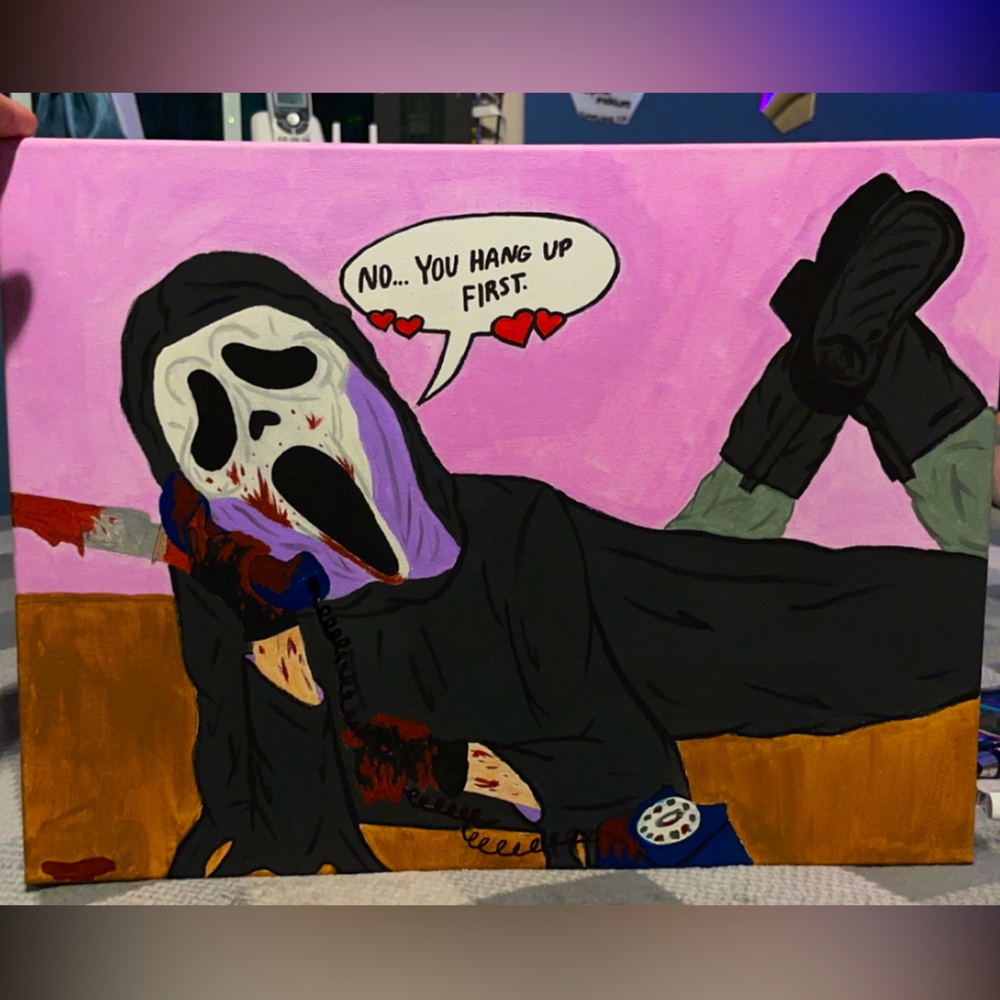 Ghost Face Painting
